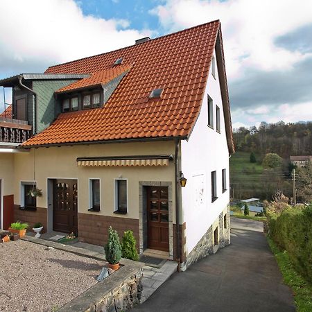 Lovely Holiday Home In The Thuringian Forest With Roof Terrace And Great View Bad Liebenstein Exterior photo