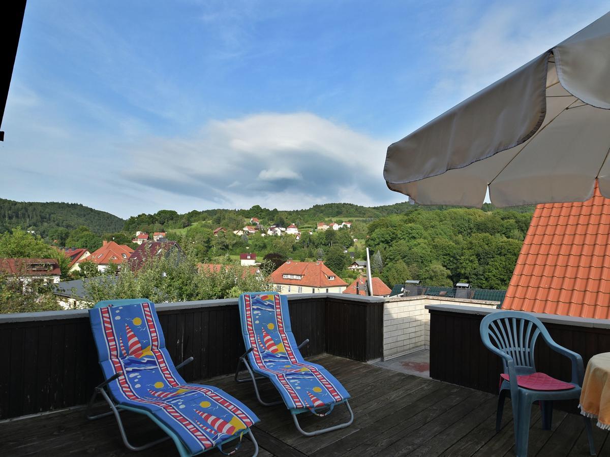 Lovely Holiday Home In The Thuringian Forest With Roof Terrace And Great View Bad Liebenstein Exterior photo